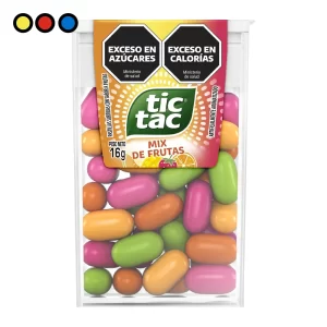 Pastillas Tic Tac Mix de Frutas 16g display x12u por mayor - Distribuidora Pop