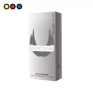 Perfume Millanel 168 Invencible eau de parfum masculino 60 ml - Distribuidora Pop