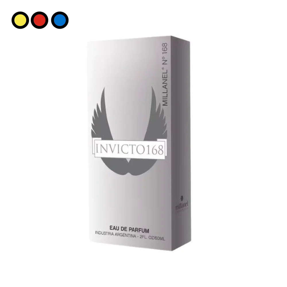 Perfume Millanel 168 Invencible eau de parfum masculino 60 ml - Distribuidora Pop