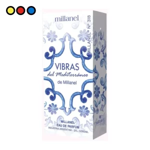 Perfume Millanel 318 Vibras del Mediterráneo eau de parfum masculino 60 ml - Distribuidora Pop