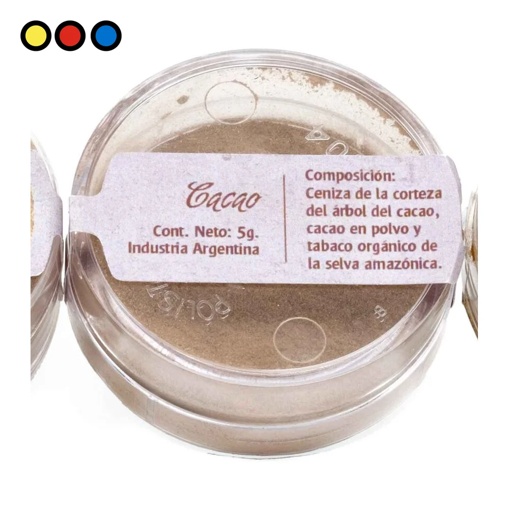 Rapé Sayri Cacao, pote lila de 5 g cerrado