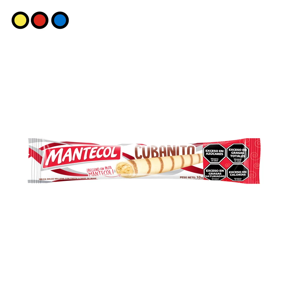 Display de 40 Cubanitos Mantecol de 10 g por mayor - Distribuidora Pop