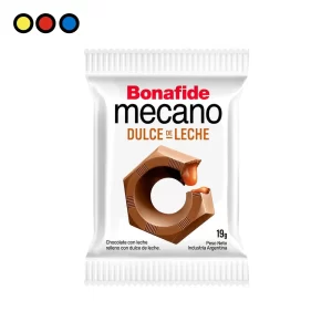 Chocolate Bonafide Mecano dulce de leche 19 g, caja x 24 - Distribuidora Pop