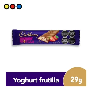 Chocolate Cadbury Yoghurt y Frutilla 29 g, display x 12 - Distribuidora Pop