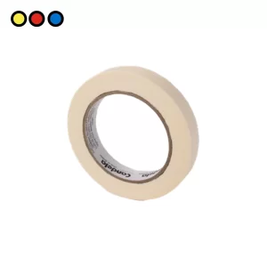 Cinta de papel Candela blanca de 12 mm x 50 m por mayor - Distribuidora Pop