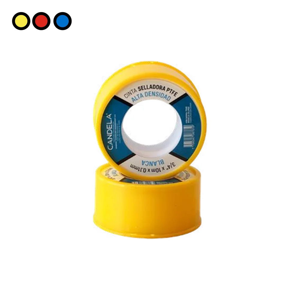 Cinta de teflón Candela Alta Densidad 3/4" x 10 m por mayor - Distribuidora Pop