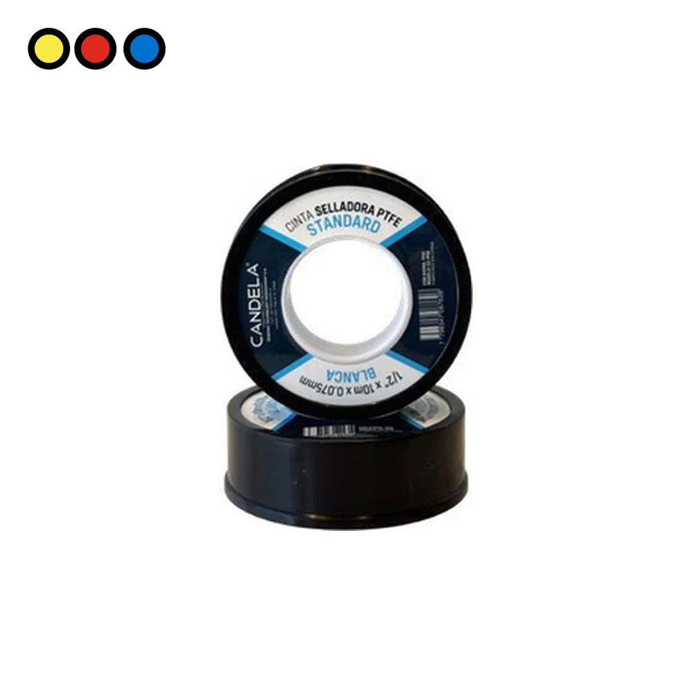 Cinta de teflón Candela Standard 1/2" x 10 m por mayor - Distribuidora Pop