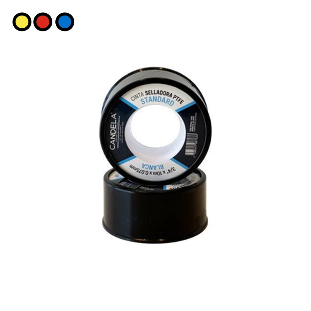 Rollo de cinta de teflón Candela Standard 3/4" por mayor - Distribuidora Pop