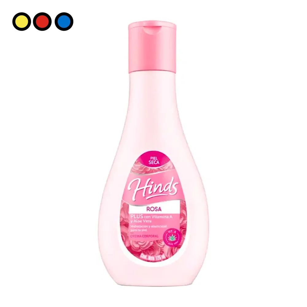 Crema corporal Hinds Rosa Plus 125 ml para piel seca por mayor - Distribuidora Pop