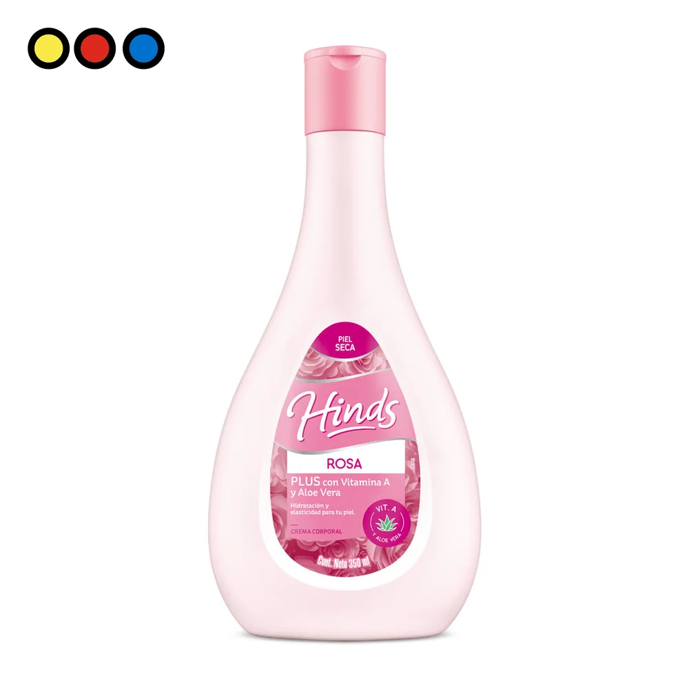 Crema corporal Hinds Rosa Plus 350 ml por mayor - Distribuidora Pop