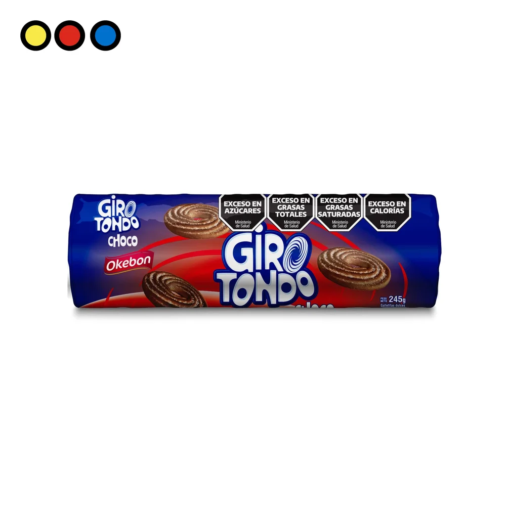 Paquete Giro Tondo Choco Okebon 245 g - Distribuidora Pop