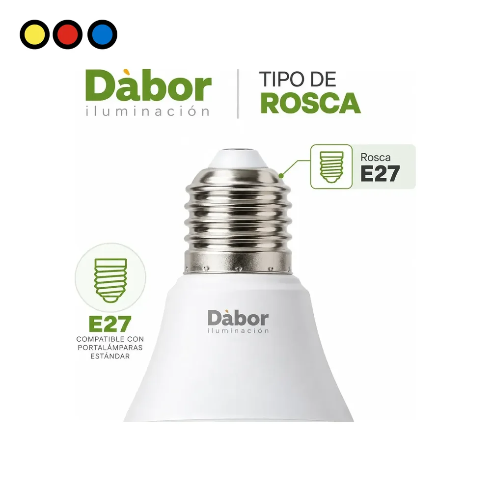 Rosca E27 de la lámpara LED Dabor 10W por mayor - Distribuidora Pop