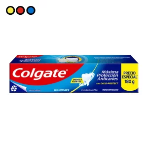 Pasta Dental Colgate Máxima Protección Anticaries 180g por mayor - Distribuidora Pop