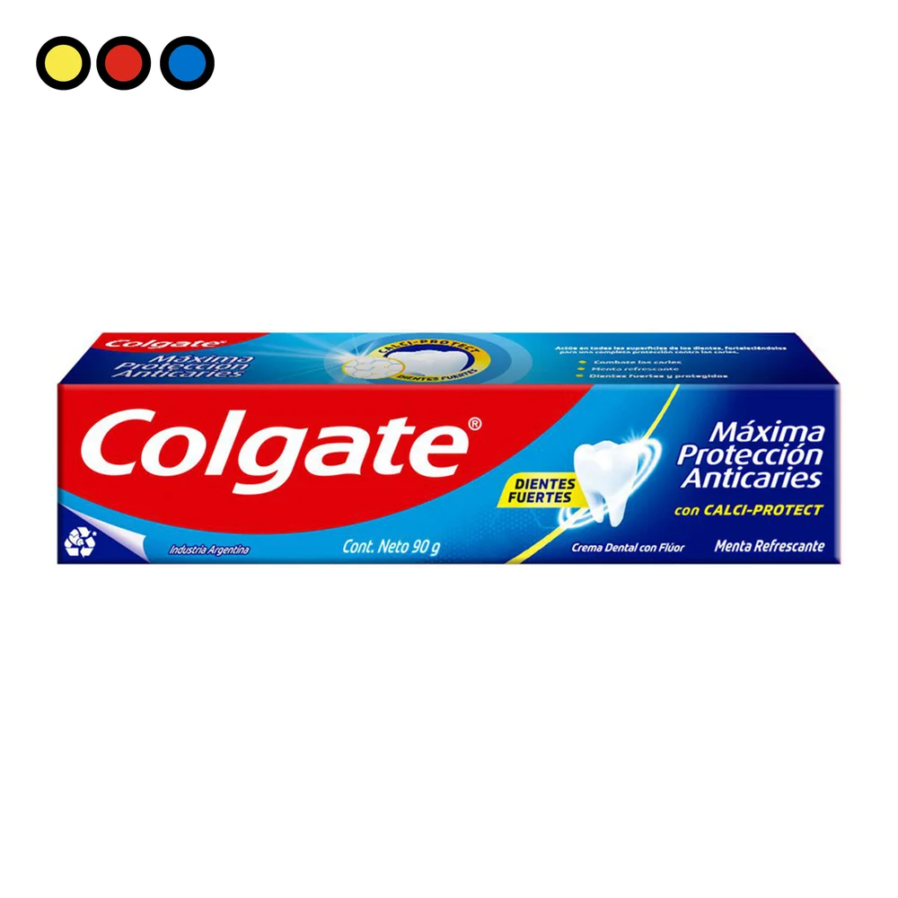 Pasta dental Colgate Máxima Protección Anticaries 90 g por mayor - Distribuidora Pop