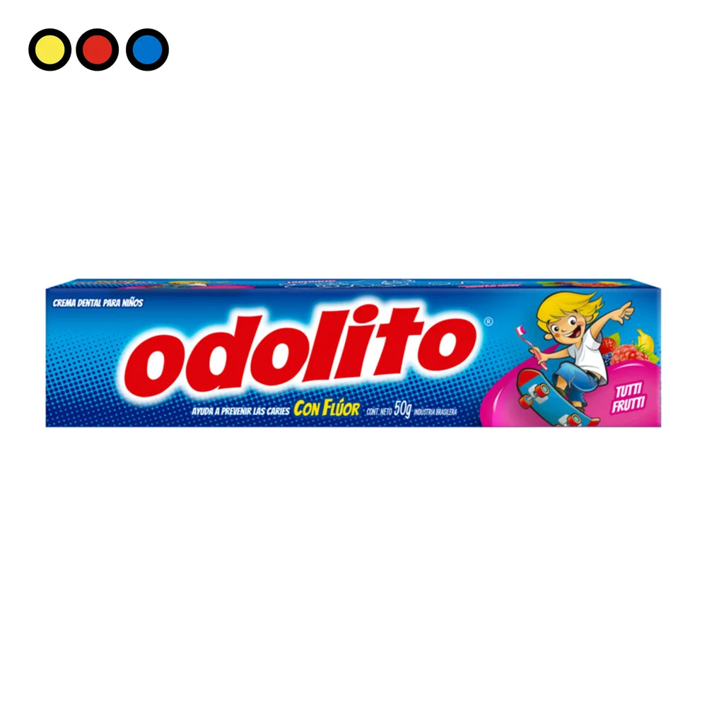 Pasta Dental Odolito Tutti Frutti 50g por mayor - Distribuidora Pop